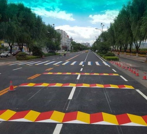 彩色 立體 斑馬線(xiàn)